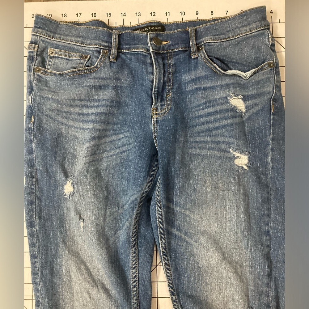 Banana Republic Women’s Size 6/28 Indigo Girlfriend Jeans - Picture 8 of 10